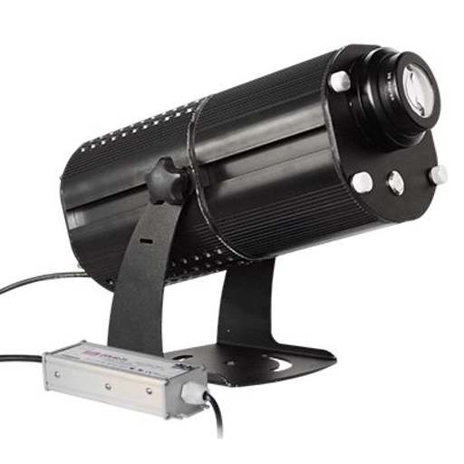 ECO Spot LED B40E Exterior Gobo Projector with Gobo Rotator. LED Gobo Projector for Outdoor Use Event, Hospitality, Architectural, Retail. Outdoor Gobo Projector, Weatherproof